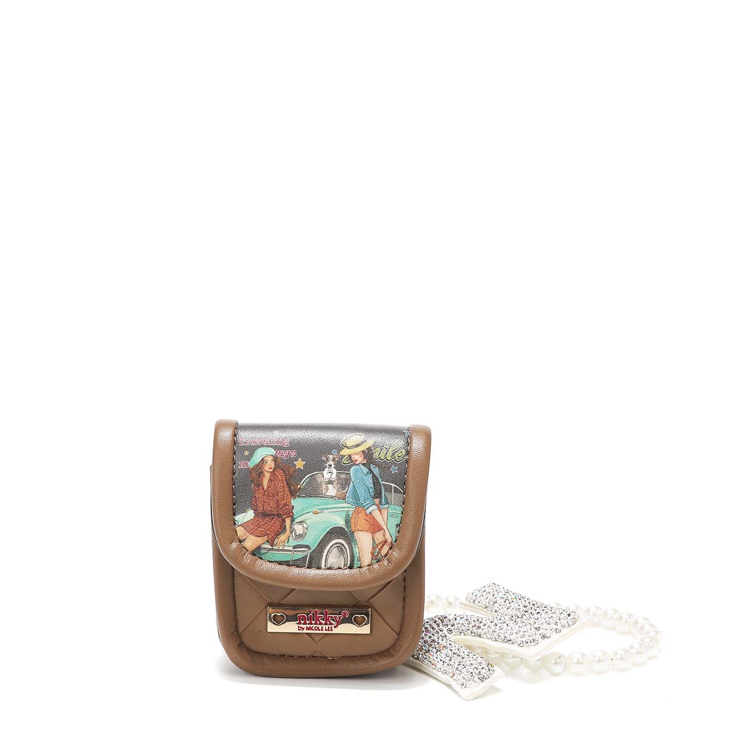 LLAVERO CON PORTA AUDIFONOS Y PULSERA DE PERLAS NIKKY-5