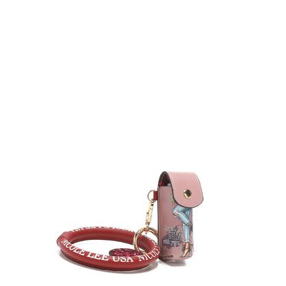 LLAVERO DE PULSERA CON ESTUCHE PARA LABIAL-1