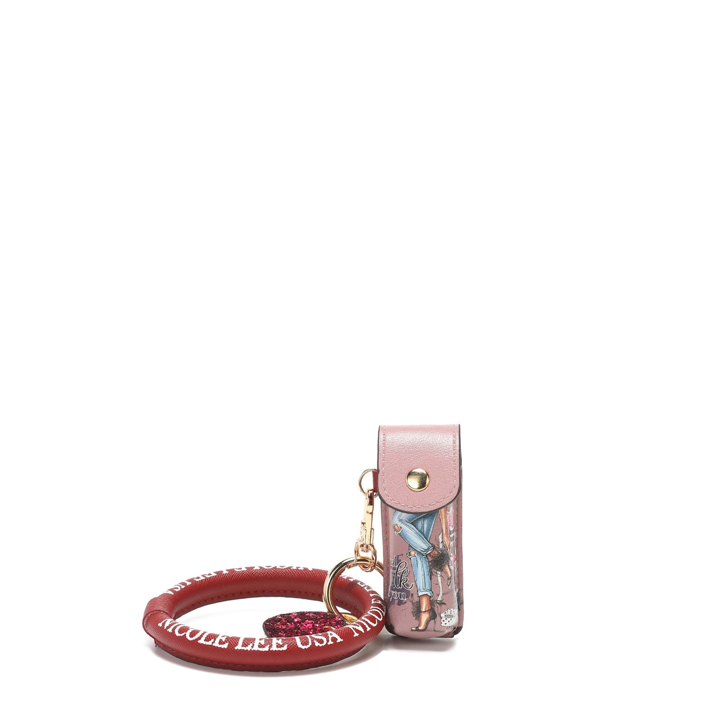 LLAVERO DE PULSERA CON ESTUCHE PARA LABIAL-0