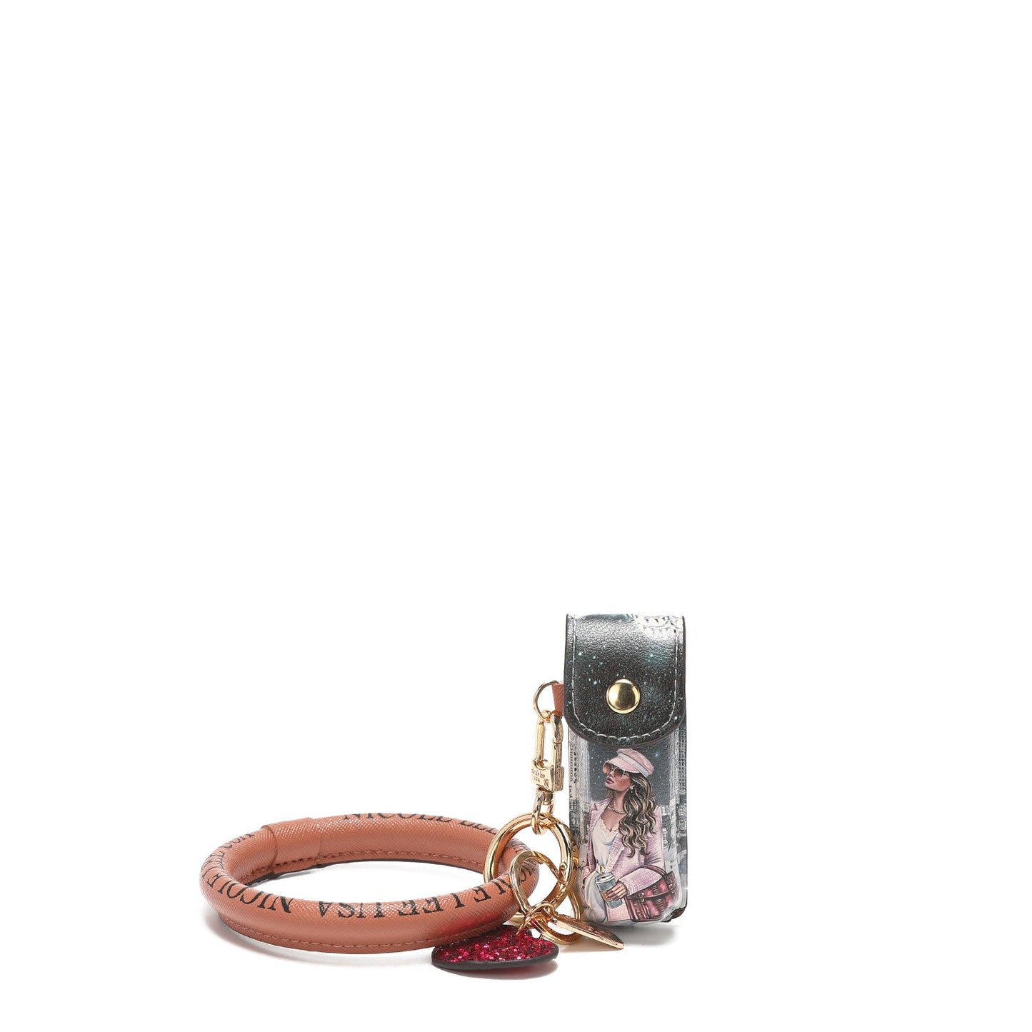 LLAVERO DE PULSERA CON ESTUCHE PARA LABIAL-9
